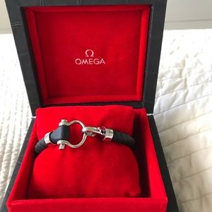Omega men’s Black Sailing bracelet